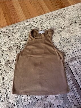 Michael Stars racerback tank cropped
